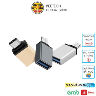 USB OTG chân Type C, Cổng chuyển USB cho điện thoại, laptop chân Type C - Beetech