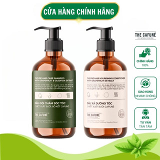  Dầu Gội Xả Không Silicone Bưởi Bồ Kết The Cafuné Chính Hãng Kiềm Dầu Chống Bết Phục Hồi Giảm Rụng Tóc Kích Thích Mọc Tóc 