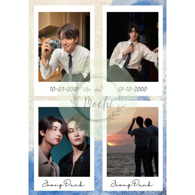 Card pola des của BrightWin, JoongDunk, PondPhuwin, GemFourth, Mick