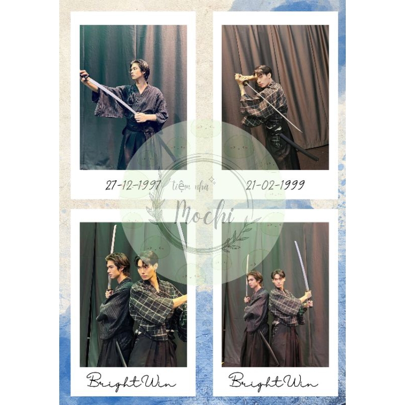 Card pola des của BrightWin, JoongDunk, PondPhuwin, GemFourth, Mick