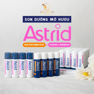 Son Dưỡng Môi Astrid Son Bóng Mỡ Hươu Tẩy Tế Bào Da Chết Môi Không Màu Cấp Ẩm