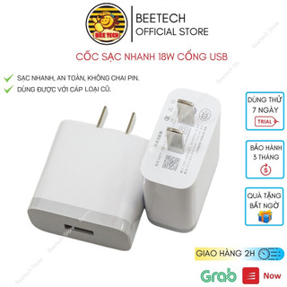 Củ sạc 18w cho ip cổng usb,cốc sạc nhanh ip- beetech