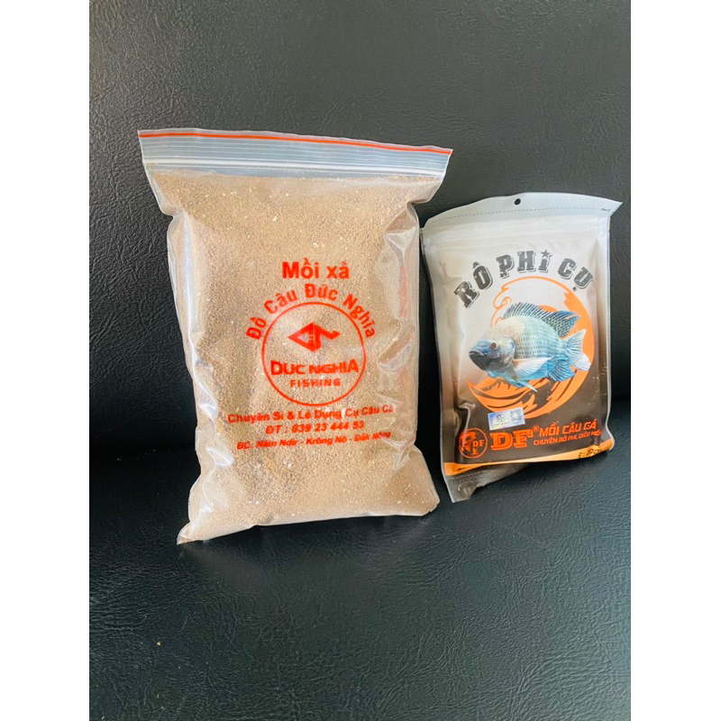 Combo Mồi Câu Cá Rô Phi Cụ Và 1 Gói Cám Nền