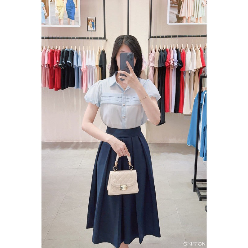 Thanh lý váy dài midi, chân váy qua gối, chân váy xoè, chân váy bigsize, váy công sở, váy dài 2hand)
