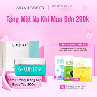 Kem body táo swhite cấp ẩm,dưỡng trắng da, mềm mịn, săn chắc, phục hồi da - dành cho mọi loại da