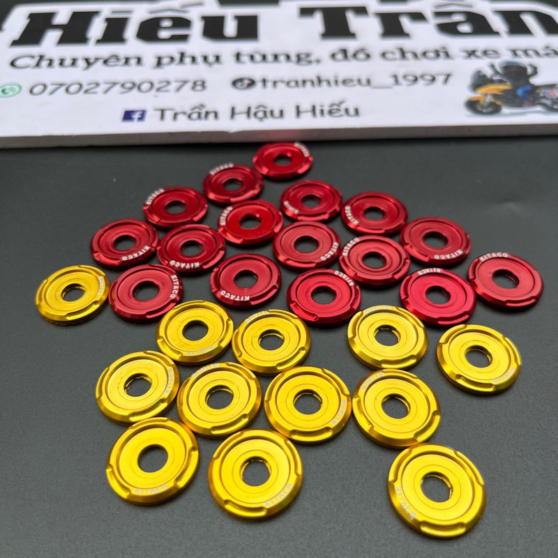 Ốc xỏ gác chân sau Salaya Honda kèm long đền