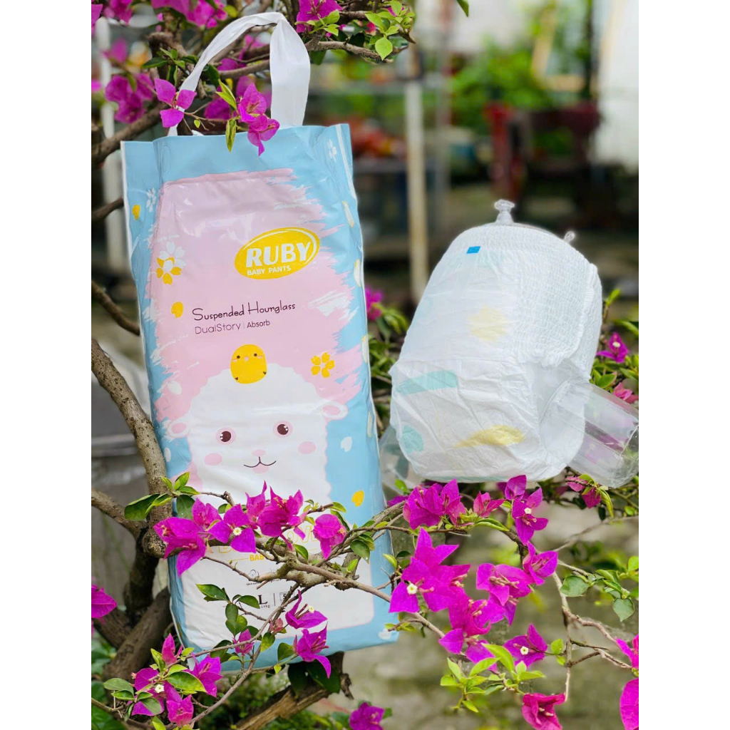 Bịch 50 bỉm quần Ruby size M L XL XXL Xxl