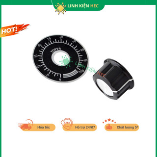 Mặt số chiết áp topvr chia số 0 - 100