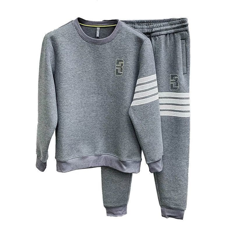 Bộ nỉ nam 4 sọc Thom Chữ B bộ quần áo dài thu đông nam thời trang phong cách