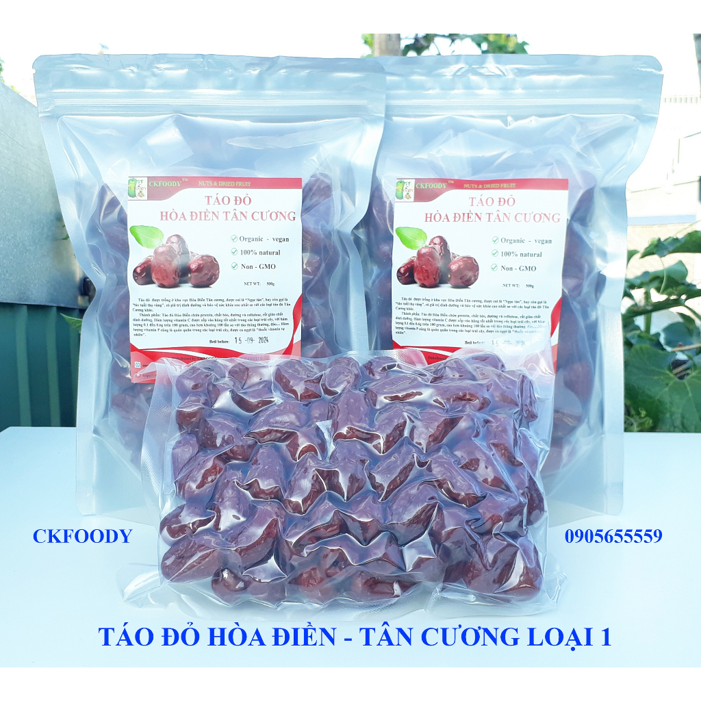 🍎🍎🍎TÁO ĐỎ HỮU CƠ HÒA ĐIỀN - TÂN CƯƠNG loại 1 túi 500g