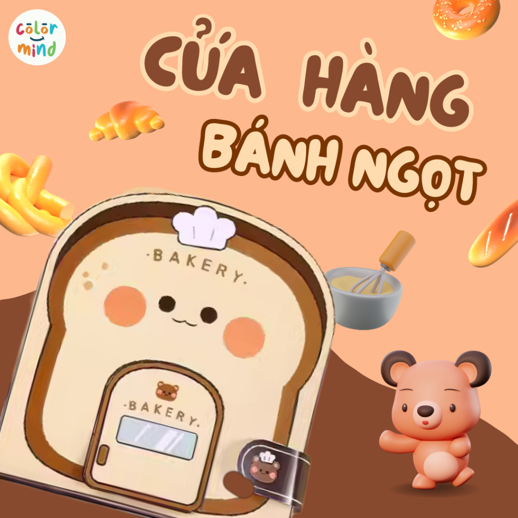 Đồ Chơi Sticker - Hình Dán Sticker - Cửa hàng bánh quế - Cửa hàng Gà Rán - Nhà hàng Hàn Quốc - Ngôi nhà của Kuromi