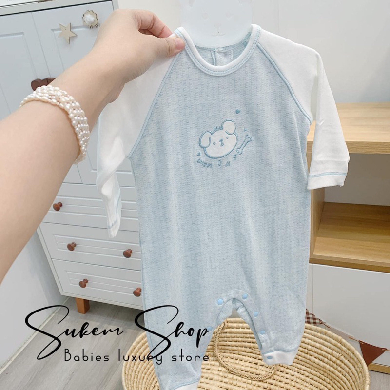 NỈ NOUS Body dài tay không tất Nous cho bé 0-12m