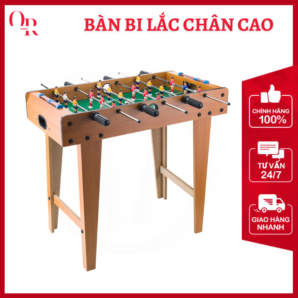 Bàn bi lắc bóng đá 6 tay cầm loại to chân cao 69x37x62cm- Chính Hãng THAMES