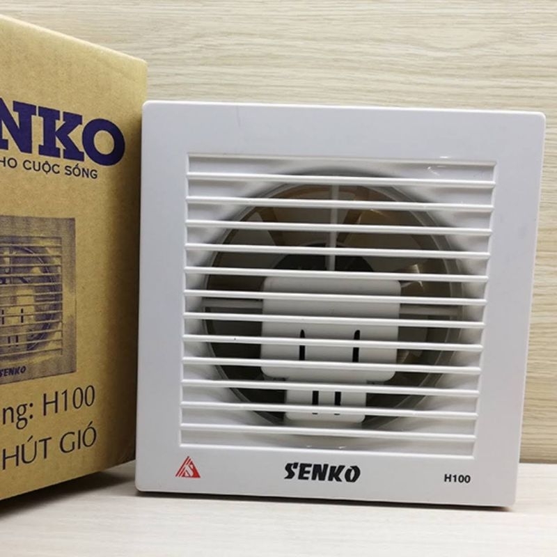 Quạt Hút Tường Senko H100, H150, H200, H250 BH 12T khoét lổ 15CM 20CM 25CM 30CM