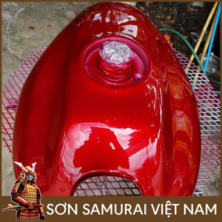 Combo Sơn Samurai Đỏ Candy + Tím Dream