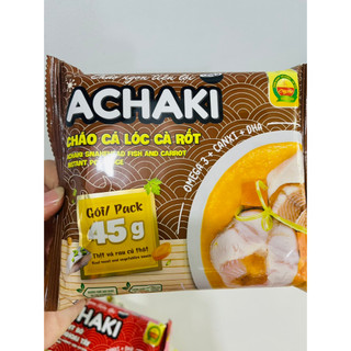 Cháo ăn liền achaki cây thị 72g đủ vị