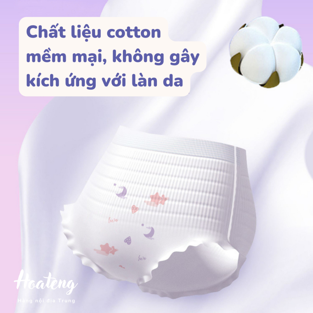 Combo 6 túi bỉm quần Veermoon ban đêm và cho mẹ sau sinh