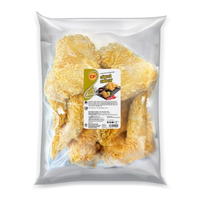 Cánh gà tẩm CP 1kg ( gói 10 cánh)