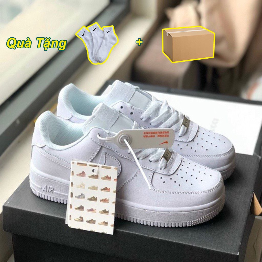 Giày AF1_Nike Trắng Nam Nữ, Giày Air_Force 1_Màu Trắng Thời Trang Full Box | BigBuy360 - bigbuy360.vn