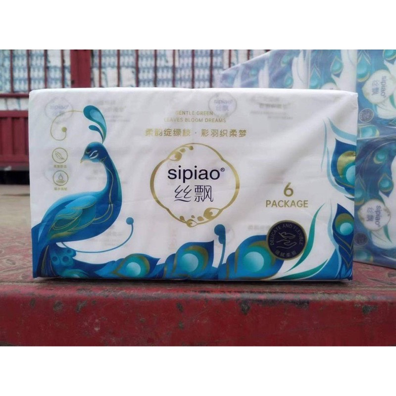 Combo 6 bich giấy khô sipao nội địa trung hàng cao cấp