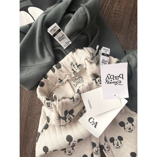 Bộ nỉ Mickey xanh C&A sz 0/3M