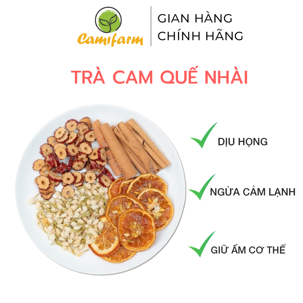 Trà thanh lọc cơ thể, tốt cho sức khỏe Camifarm gói 10g