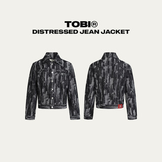 Áo Khoác Jean Rách TOBI