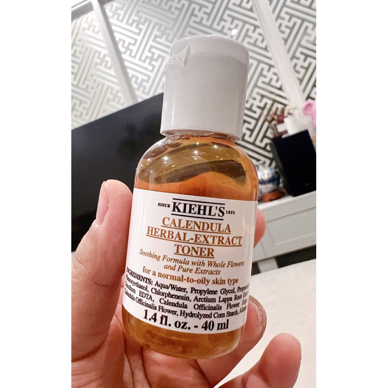 Nước Hoa Hồng KIEHL'S Calendula Herbal Extract 40ml | Toner Hoa Cúc Kiehls Giảm Mụn
