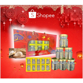 10 Hũ Yến Chưng, Hộp Quà Tết Tổ Yến Chưng Sẵn Đủ Vị Không Chất Bảo Quản Yến Sào Khánh Hoà