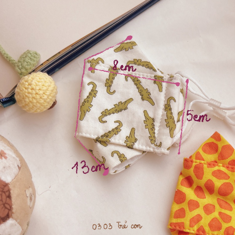 Khẩu trang mầm non - 0303 Studio ✿
