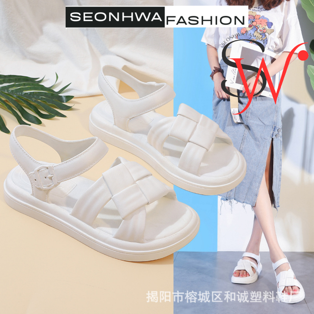 Giày nữ sandal quai hậu SEONHWA cao 3.5cm chống nước êm chân năng động thời trang mới G66