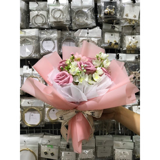 HOA LỤA , HOA SÁP BÓ CỰC XINH ( ảnh thật 100%)