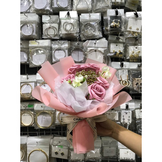 HOA LỤA , HOA SÁP BÓ CỰC XINH ( ảnh thật 100%)
