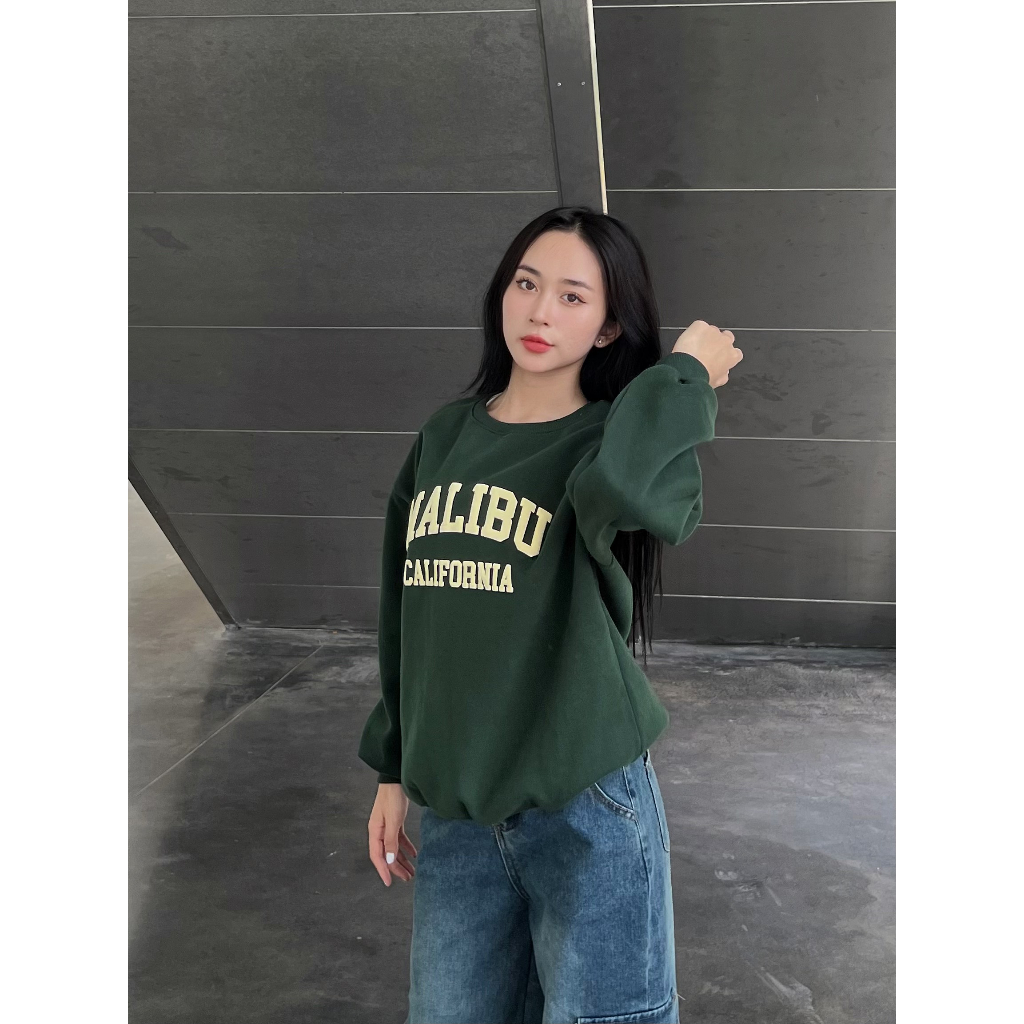 Áo hoodie form rộng in chữ Mali - 247store.vn - AoSwtMALIBU780
