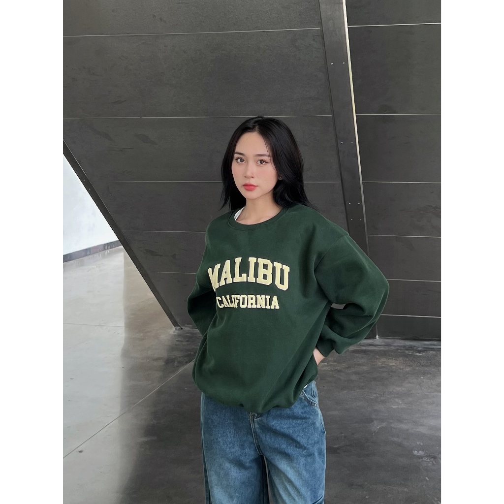 Áo hoodie form rộng in chữ Mali - 247store.vn - AoSwtMALIBU780