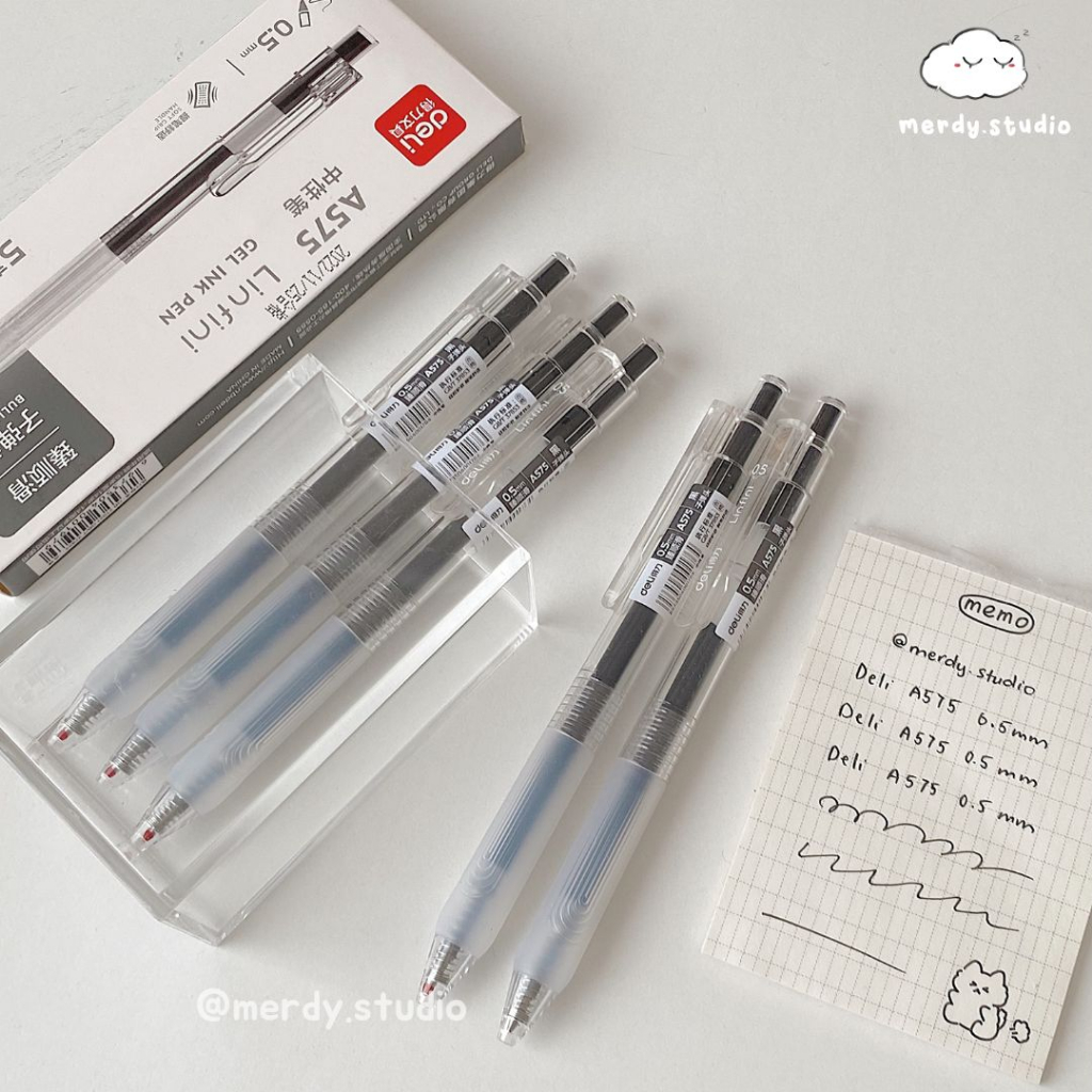 Bút gel Deli A575 ngòi 0.5mm