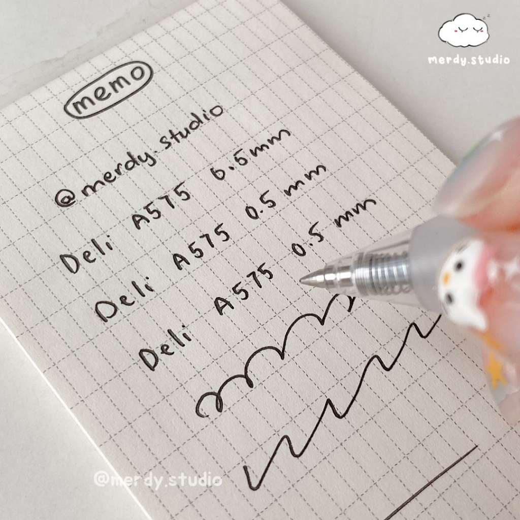 Bút gel Deli A575 ngòi 0.5mm