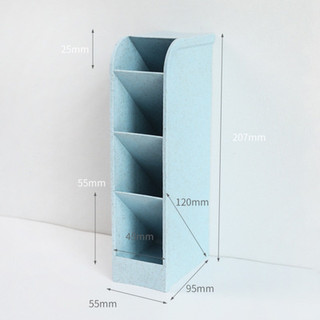 Kệ đựng bút 4 ngăn basic đa năng nhìều màu