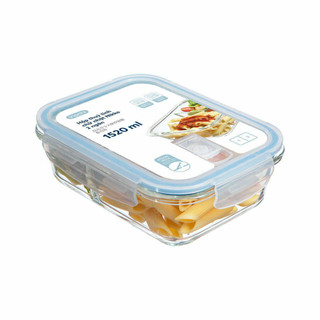 Hộp thủy tinh chữ nhật Nikko chia ngăn 1520ml Quà tặng từ Anlene
