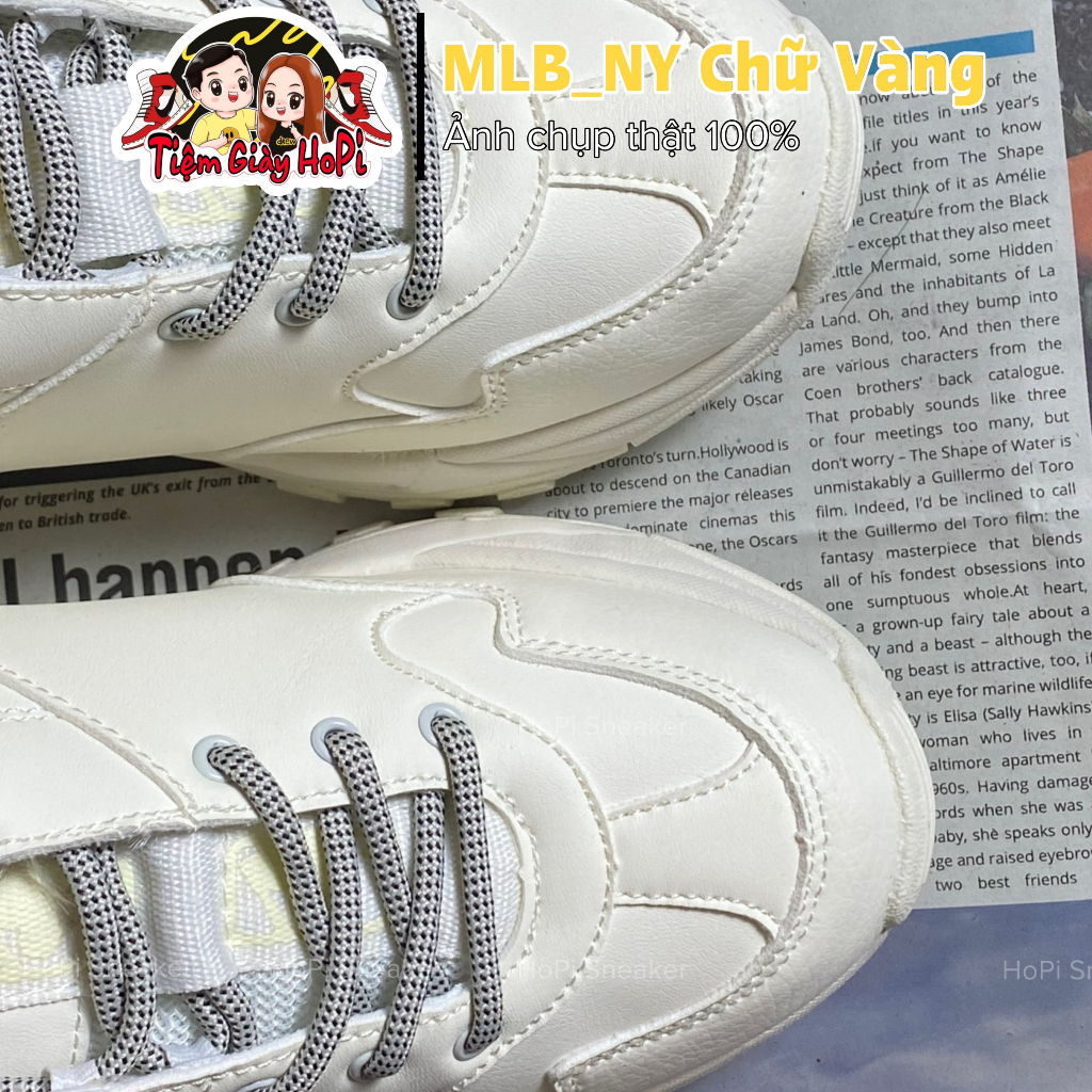 Giày Thể Thao MLB_NY Chữ Vàng. NY Vàng Full Box Bill. giày ny, giày MLB I HoPi Sneaker