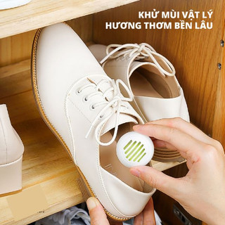 Viên Khử Mùi Hôi Giày Dép DIPOLAR Hút Ẩm Khử Khuẩn Nấm Mốc, Hương Trà Xanh Tự Nhiên Combo 6 Bóng MOC68SHOP