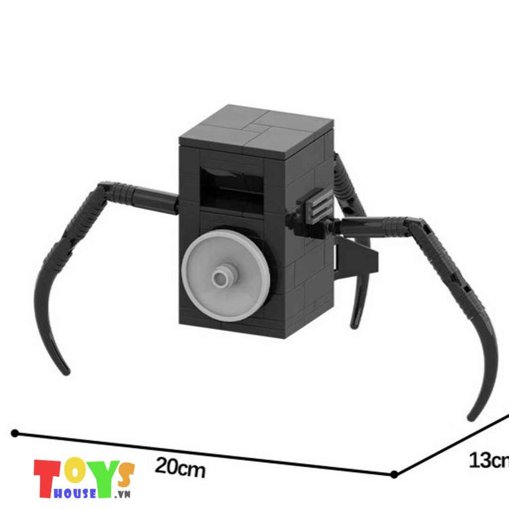 Đồ chơi lắp ráp Skibidi Toilet, Camera man, TV man