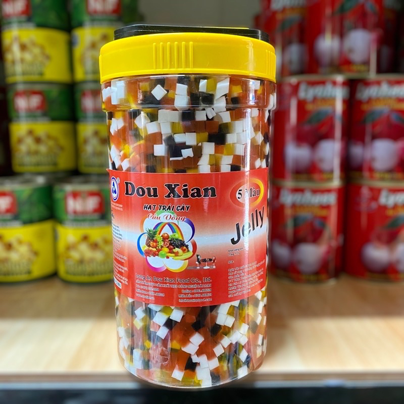 Thạch Rau Câu Douxian Jelly  2.5Kg Đủ hương, thạch con cá