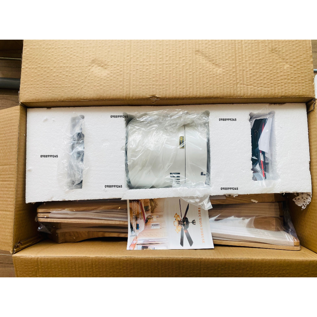 QUẠT TRẦN TRANG TRÍ HIỆN ĐẠI - CÁNH GỖ - SIÊU MÁT TRANG TRÍ PHÒNG KHÁCH - SAPA - KHÁCH SẠN...