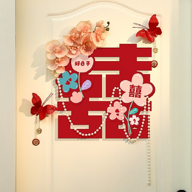 COMBO Chữ Hỷ 3D Trang Trí Phòng Cưới, Xe Hoa, Đám Cưới I MARRYSTORE