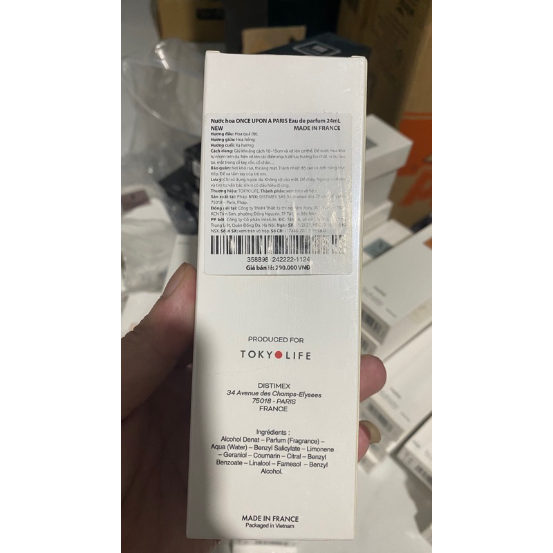 Nước Hoa Pháp Số 1 Once upon a Paris Eau de parfum 24ml
