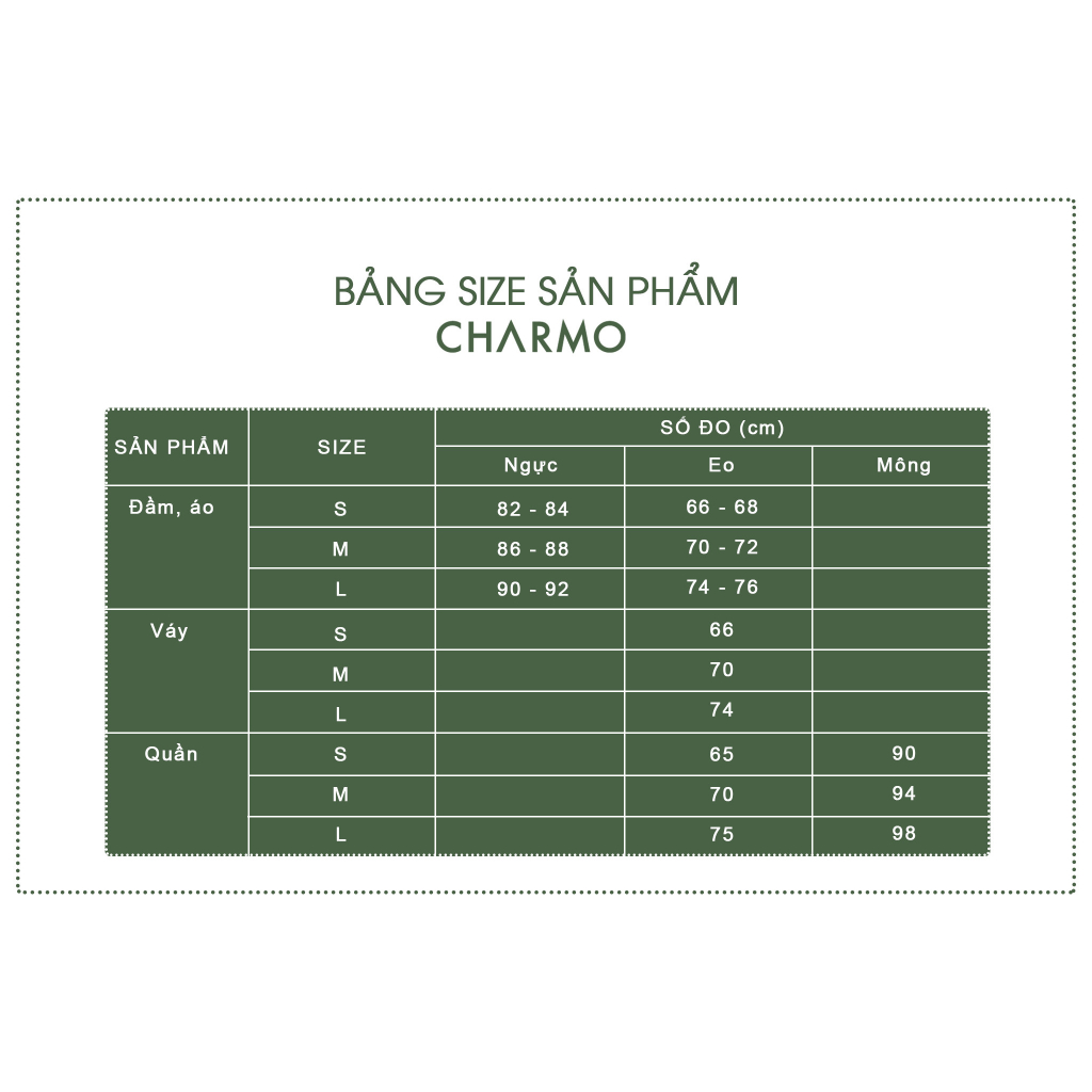 Quần dài thiết kế CHARMO ống đứng vải cotton lụa Basic Button Pants