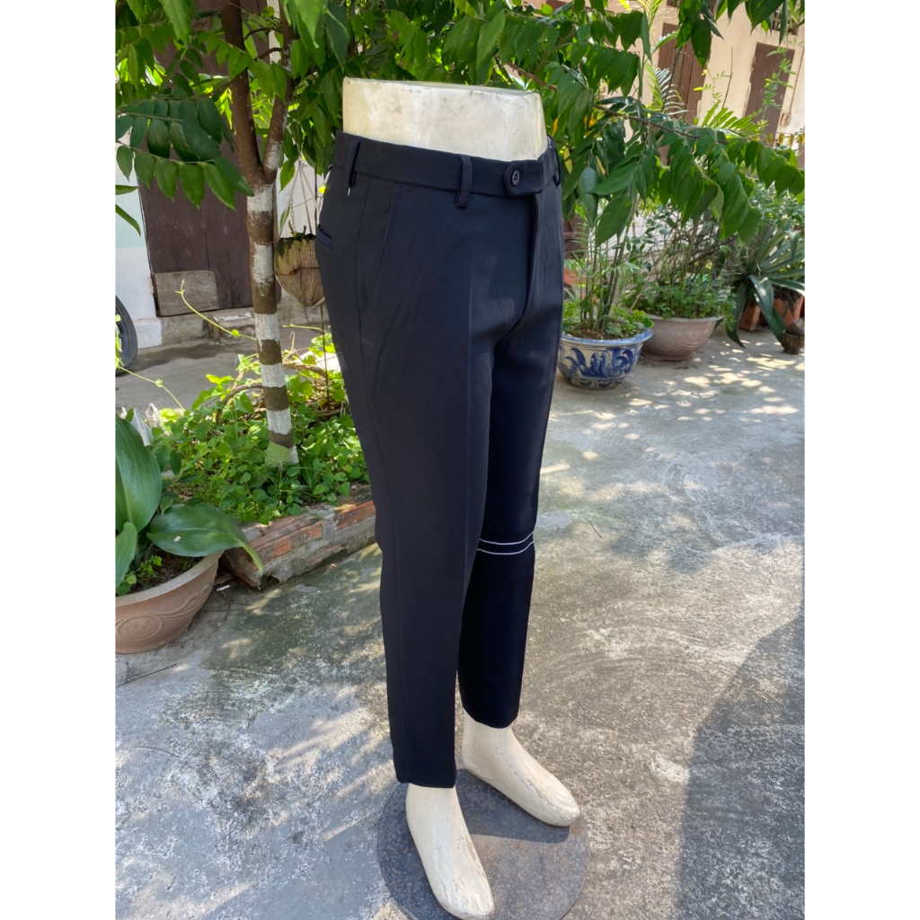 Quần Âu Nam Thêu Dior,Vải Tăm Lì Dày Dặn