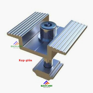 Kẹp giữa lắp đặt tấm pin NLMT
