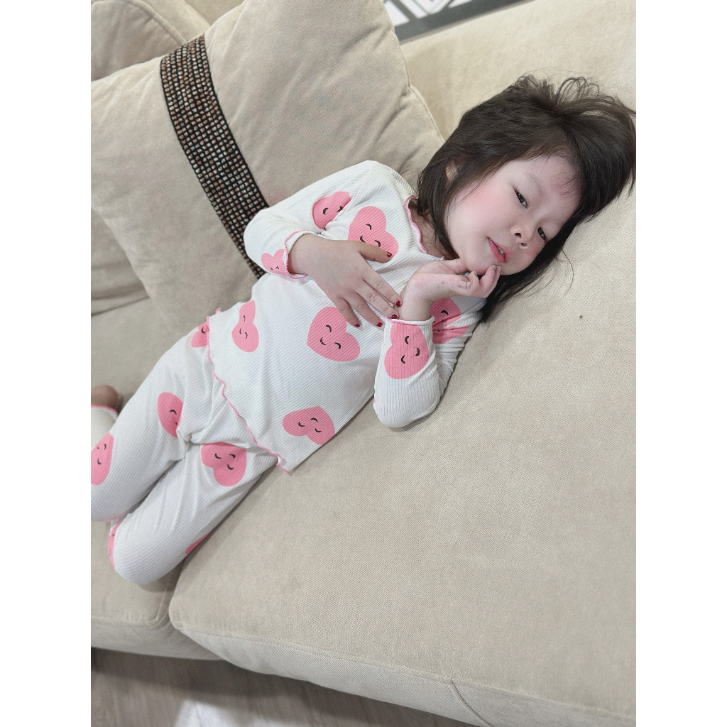 Bộ đồ bé gái tăm lạnh cho bé từ 8-20kg